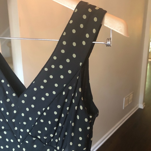 INC International Concepts Silk Polka Dot Dress 4 - Picture 4 of 10